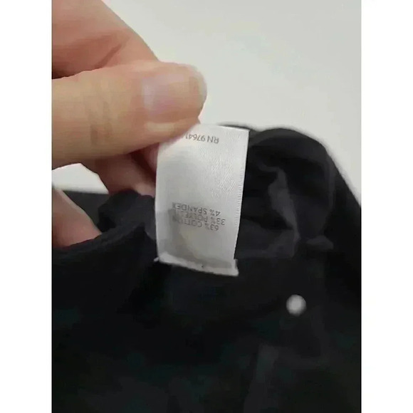 J. Jill Denim Premium- Flex High-Rise Leggings Women's Size 12 Black Tapered Leg - Picture 7 of 8